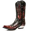 New Rock - M7921S2 Des bottes de cowboy - Noir/Rouge Product image